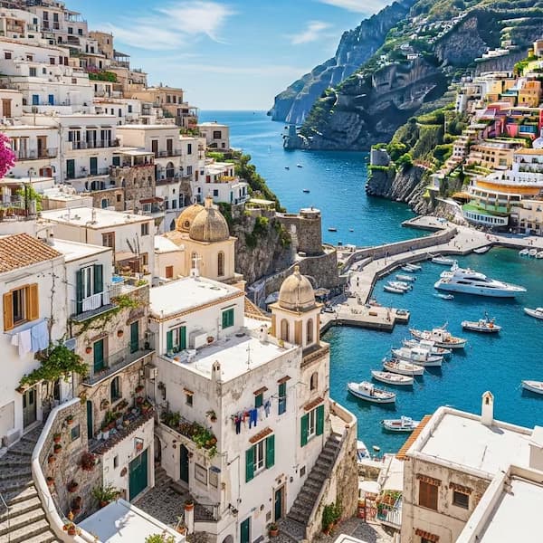 Coastal Village jigsaw puzzle preview