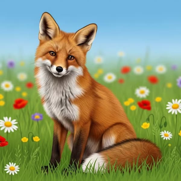 Red Fox jigsaw puzzle preview
