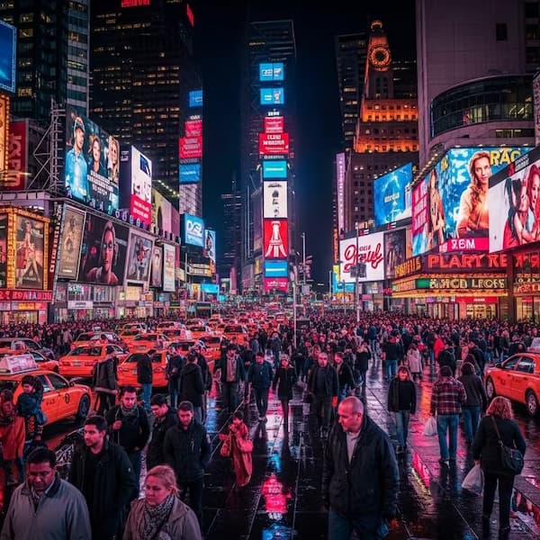 Times Square jigsaw puzzle preview
