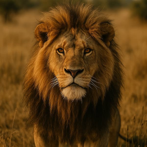 Brave Lion jigsaw puzzle preview