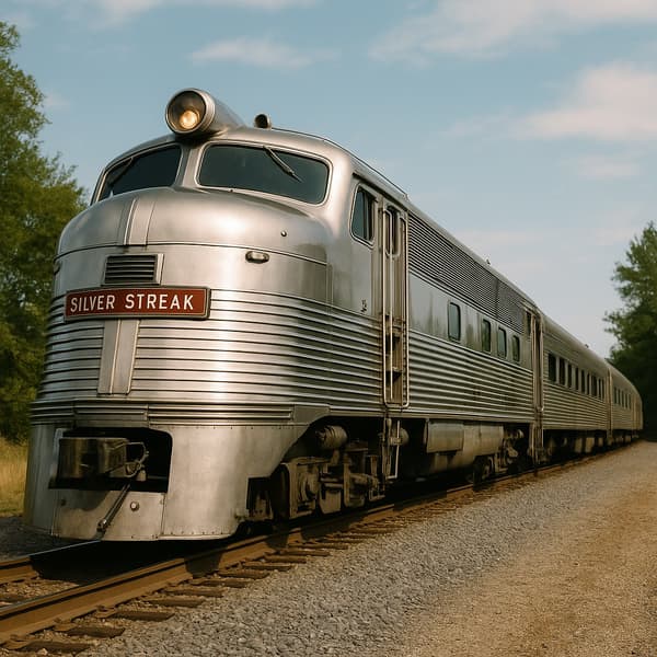 Silver Train jigsaw puzzle preview